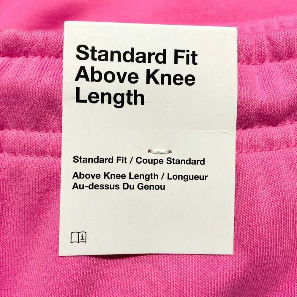 NEW Nike‎ Sweat Shorts Men's XXL Pink Fleece Drawstring Above Knee NWT
